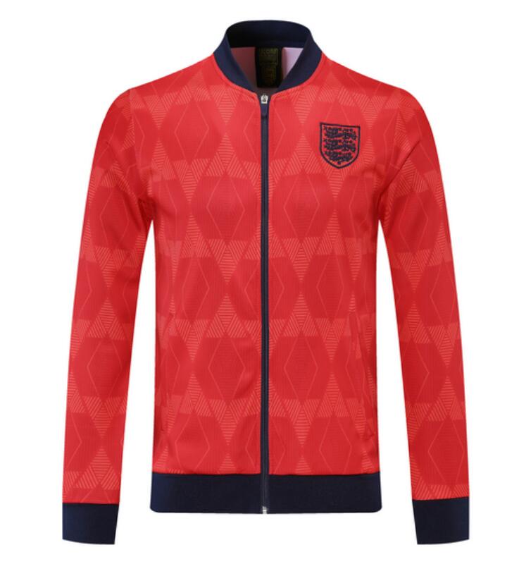 1990 England Retro Red Training Jacket